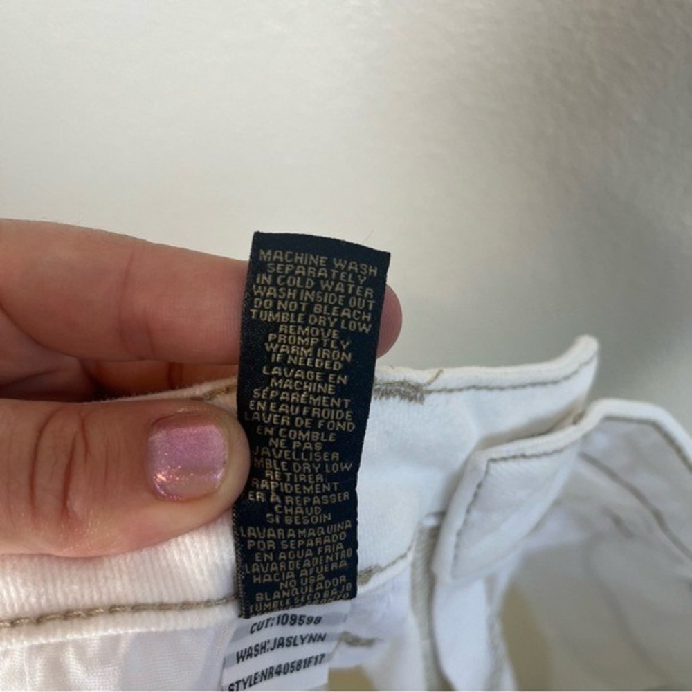 RACHEL Rachel Roy White Distressed Ankle Jeans 10/30 - Picture 7 of 11